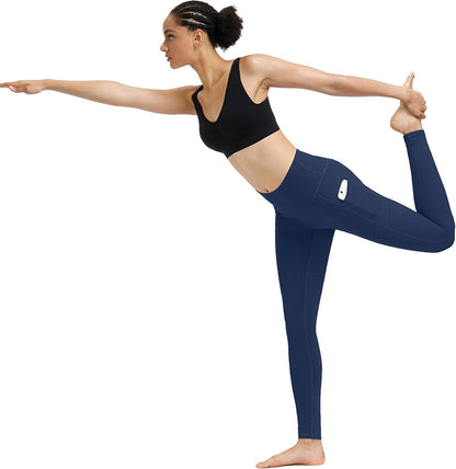Elevate Your Workout with Our 2 Pack High Waist Yoga Pants – Stylish Tummy Control Leggings with Convenient Pockets for Women